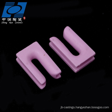 95%~99% pink alumina ceramic u type textile part